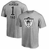 Oakland Raiders Heathered Gray Big and Tall Greatest Dad Retro Tri-Blend NFL Pro Line by Fanatics Branded T-Shirt,baseball caps,new era cap wholesale,wholesale hats